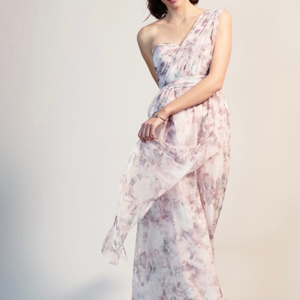 Jenny Yoo Lavender Multi Nyla Floral Dress